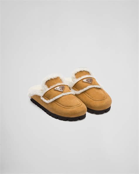 prada slippers womens|fuzzy prada slippers.